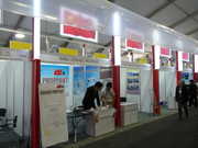 Across from our booth: Wanli Ceramic Proppant