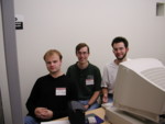 Tom, Pat and myself before a programming contest in Lethbridge