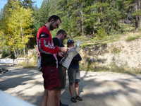 Me, Tom and Nichole at the parking lot