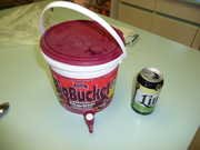 The "Big Bucket" of daquiri mix.