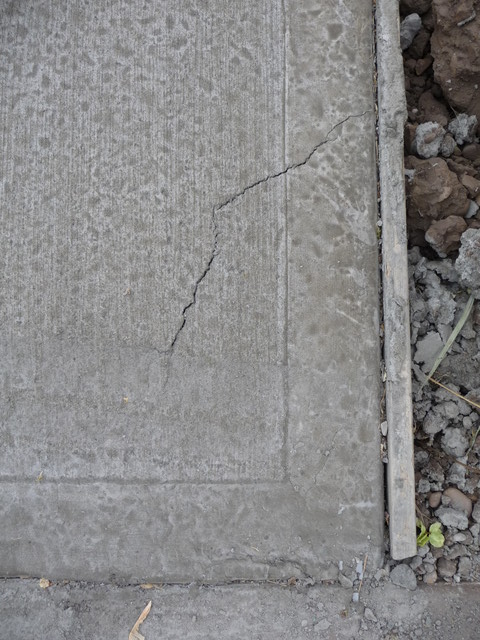 Cracked corner