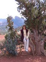 Mon 13 Mar 2006 12:02:03 MST
Stella with Cathedral Rock in background