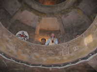 Thu 16 Mar 2006 17:21:03 MST

John inside Watch Tower Lookout at Yaki Point, Grand Canyon