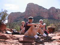 Fri 17 Mar 2006 12:33:53 MST
Margaret, John and Joe, Courthouse Butte Loop Trail