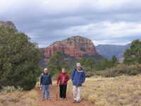 Tue 21 Mar 2006 12:13:58 MST
Joe, Margaret and John on Brins Mesa Trail