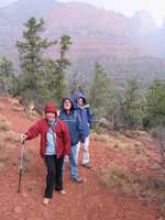 Tue 21 Mar 2006 13:17:08 MST
Margaret, Joe and John on Cibola Pass Trail