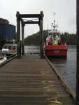 The coast guard at Tofino Govt. wharf.