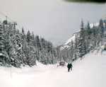 A really, really freshly groomed trail.