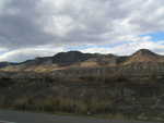 The landscape on the way to Whistler.