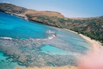 Hanauma Bay from the top.